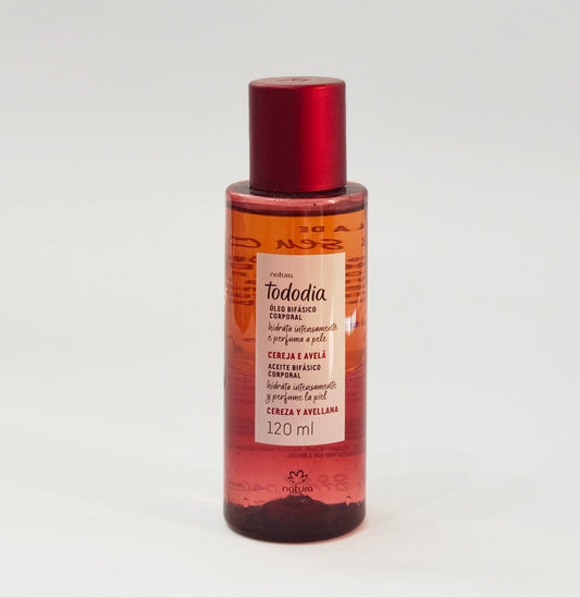 Aceite Corporal Bifásico Tododia Cereza y Avellana de Natura – 120 ml