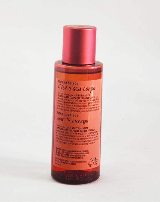 Aceite Corporal Bifásico Tododia Dátiles y Canela de Natura – 120 ml