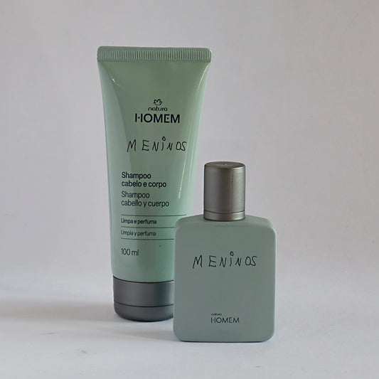 Set Natura Homem Meninos – Colonia 25 ml + Shampoo Cabello y Cuerpo 100 ml