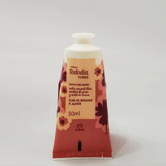 Crema para Manos Tododia Flores Flor de Durazno y Jazmín de Natura – 50 ml